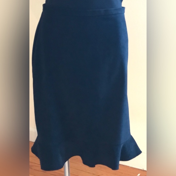 Inflations Black Maxi Back Small Flare At Bottom Light suede material Sz 12 - Picture 1 of 8